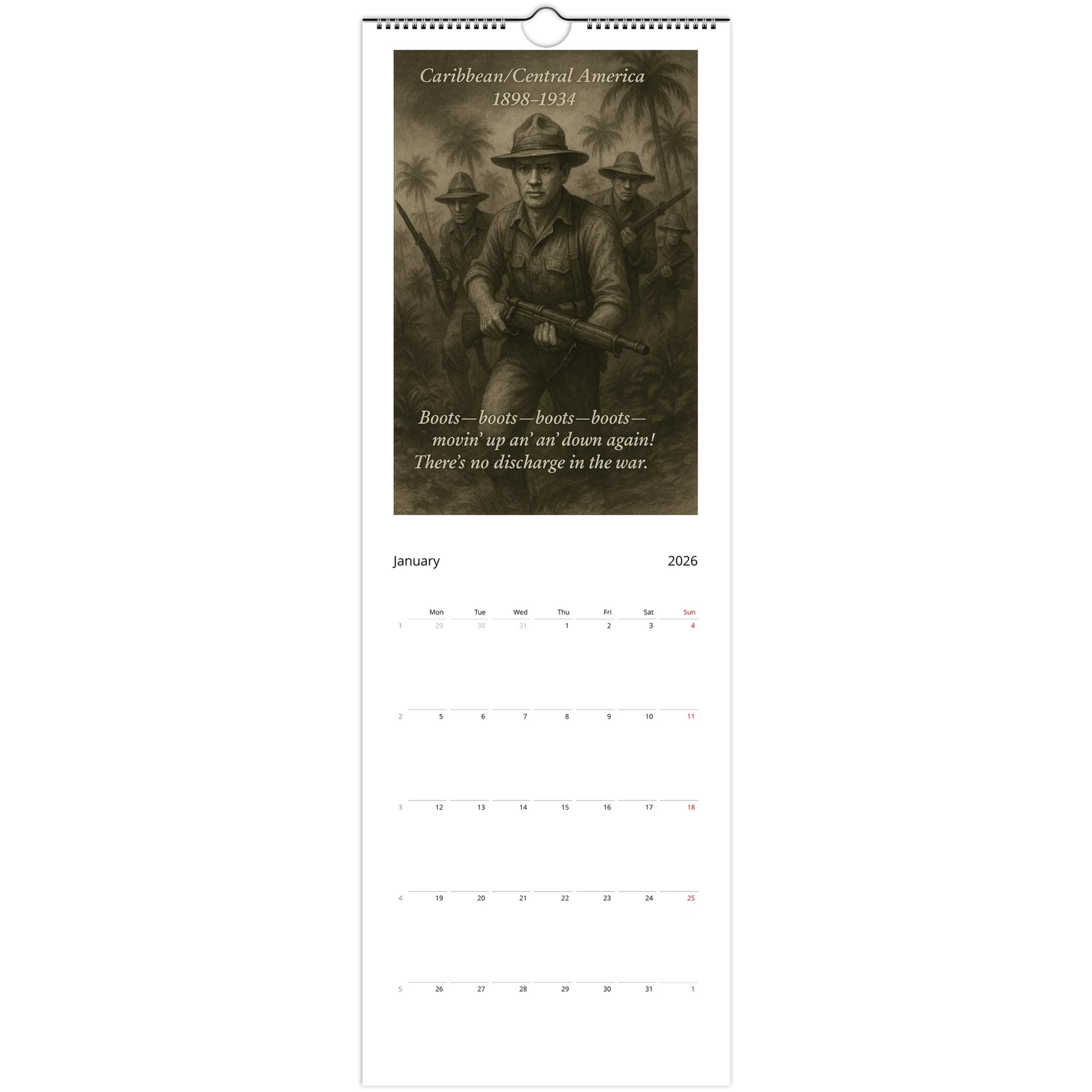 TUN1775 Wall Calendar