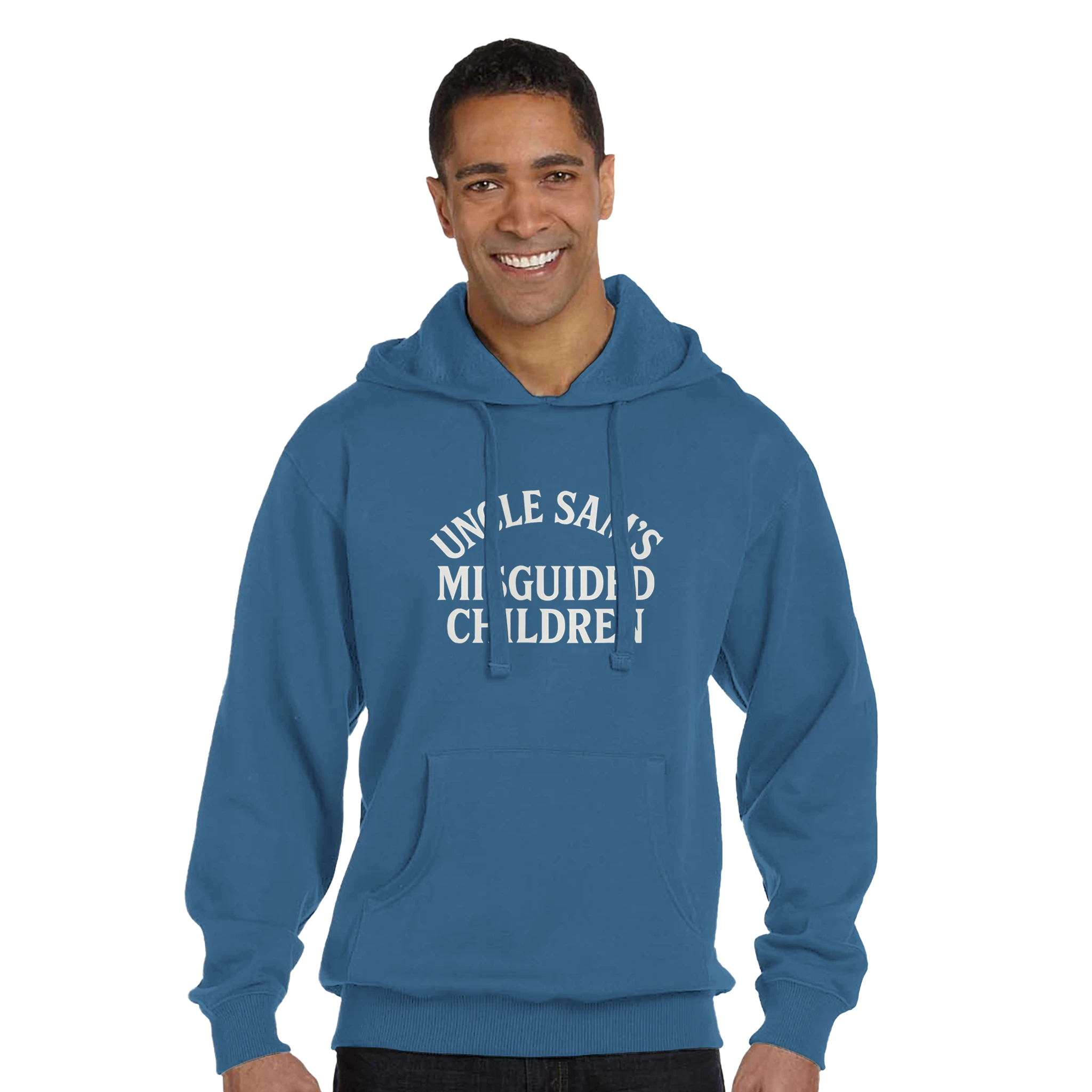 Devil Dog Hoodie in Blue