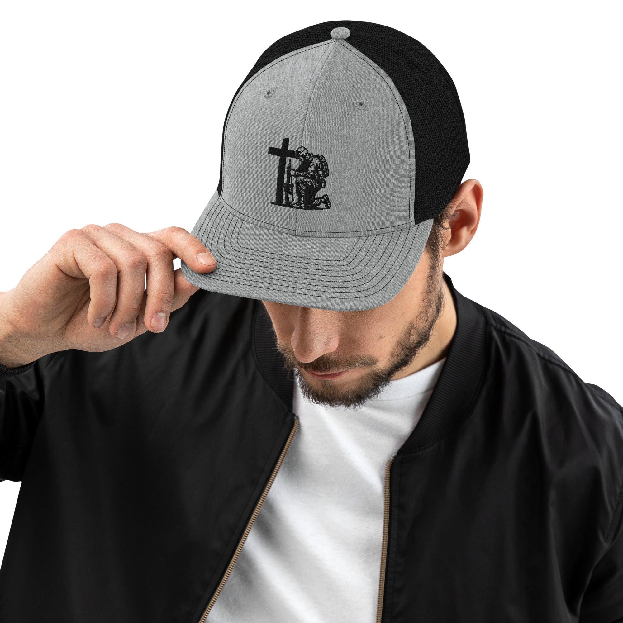 Kneel Then Conquer Trucker Cap